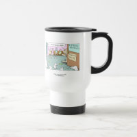 Tasse de voyage drôle de gynéco lapin