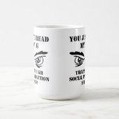 Tasse de Voyage Drôle d'Interaction Sociale (Centre)