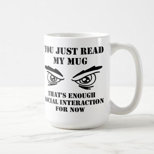 Tasse de Voyage Drôle d'Interaction Sociale (Droite)