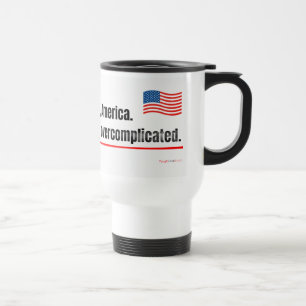 Tasse de voyage drôle et patriotique 250e surcompl