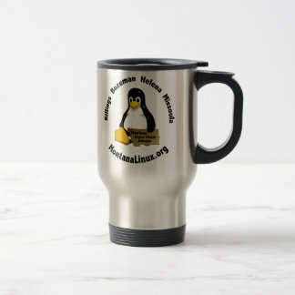 Tasse de voyage du Montana Linux.org