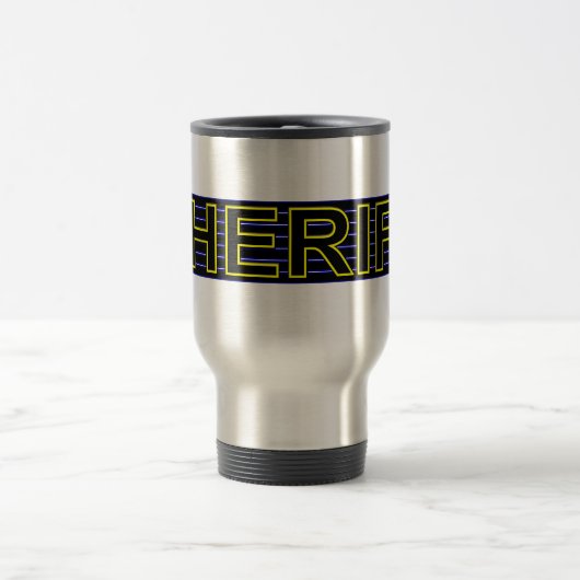 Tasse de voyage du SHÉRIF 3 (Centre)