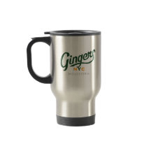 Tasse de voyage en acier inoxydable de Ginger's NY