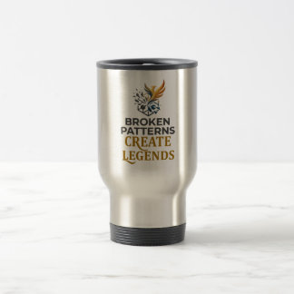 Tasse de voyage en acier inoxydable motivante