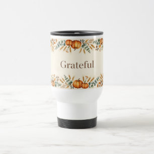 Tasse de voyage en aquarelle Récolte Chaude Gratef
