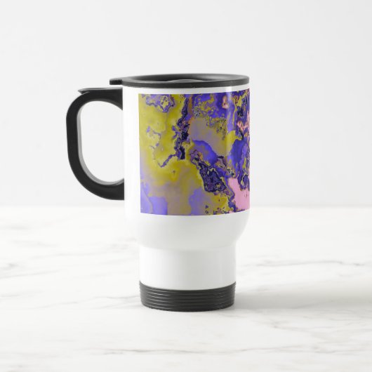 Tasse de voyage en marbre radioactif (Gauche)