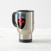 Tasse de voyage en métal de COMPAS (Devant gauche)