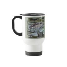 Tasse de voyage en métal de loutre