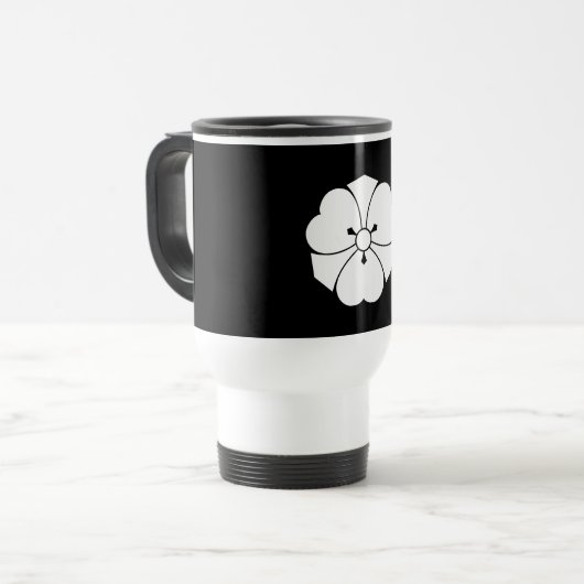 Tasse de voyage en oxalis avec épées (Devant gauche)