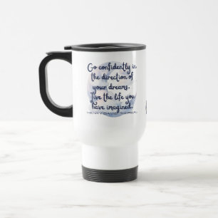 Tasse de voyage en toute confiance