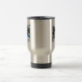 Tasse de voyage Husky dans la neige (Centre)
