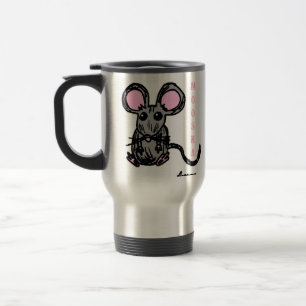 Tasse de voyage jolie souris Mooska