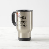 TASSE DE VOYAGE - LA VODKA EST MOINS CHÈRE QUE LA (Devant gauche)