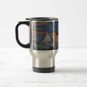 Tasse de voyage - "Le Matterhorn au coucher du sol