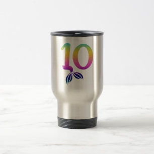 Tasse de voyage moderne pour 10 poissons Contemp