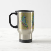 Tasse de voyage / Oiseaux bleus du bonheur (Gauche)