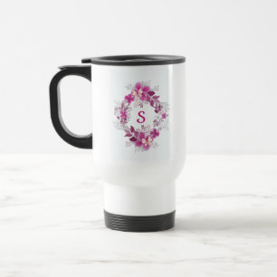 Tasse de voyage Papillon Floral