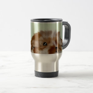 Tasse de voyage personnalisée avec visage stylisé