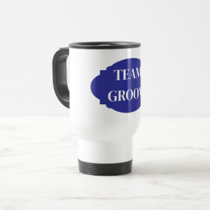 Tasse de voyage pour l'équipe du marié