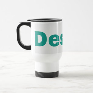 Tasse de voyage/quotidienne blanche 15oz