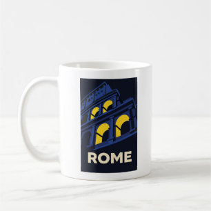 Tasse de voyage rétro Rome Italie
