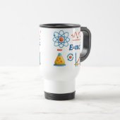 Tasse de voyage scientifique et physique colorée (Devant droit)