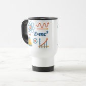 Tasse de voyage scientifique et physique colorée (Devant gauche)