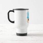 Tasse de voyage Skye Terrier à la plage (Gauche)