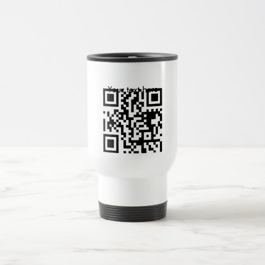 Tasse de voyage (texte fait sur commande) (Centre)