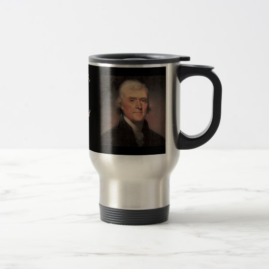Tasse de voyage : Thomas Jefferson (Droit)