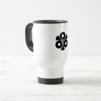 Tasse de voyage trois yeux de serpent avec épées