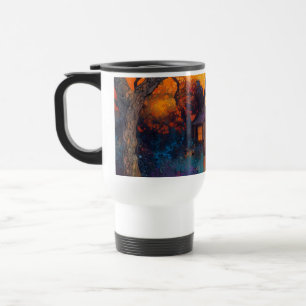 Tasse de voyage Vibrante Forêt d'Automne – Couleur