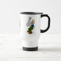 Tasse de voyage Vieil Homme à Barbe Ondulante