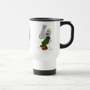Tasse de voyage Vieil Homme à Barbe Ondulante