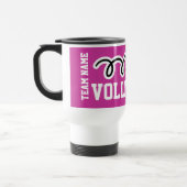 Tasse de voyage Volleyball personnalisable (Gauche)