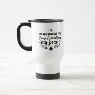 Tasse de voyageur 'Prioriser la paix' 15