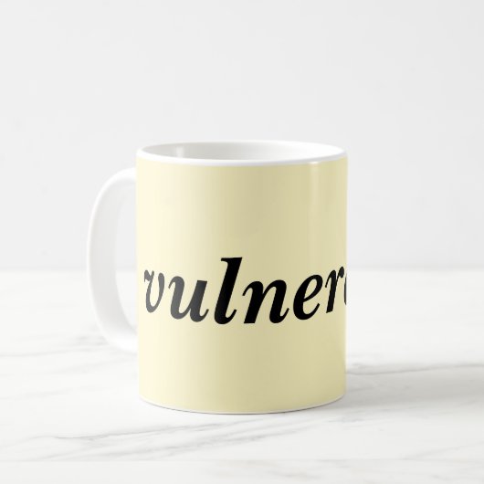 Tasse de Vuln*rable (Devant gauche)