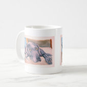 Tasse de Weimaraner (Devant gauche)