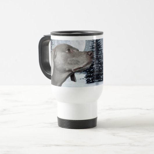 Tasse de Weimaraner (Devant gauche)