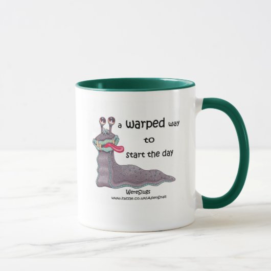 Tasse de WereSlug - une manière déformée de (Droite)