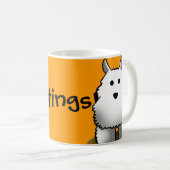 Tasse de Westie Grrreetings (Devant droit)