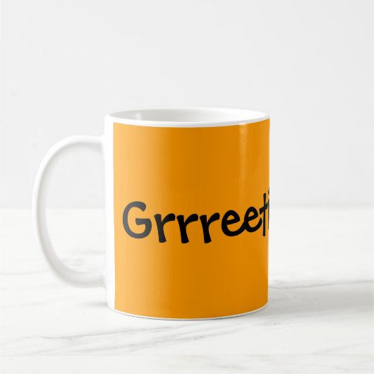 Tasse de Westie Grrreetings (Gauche)