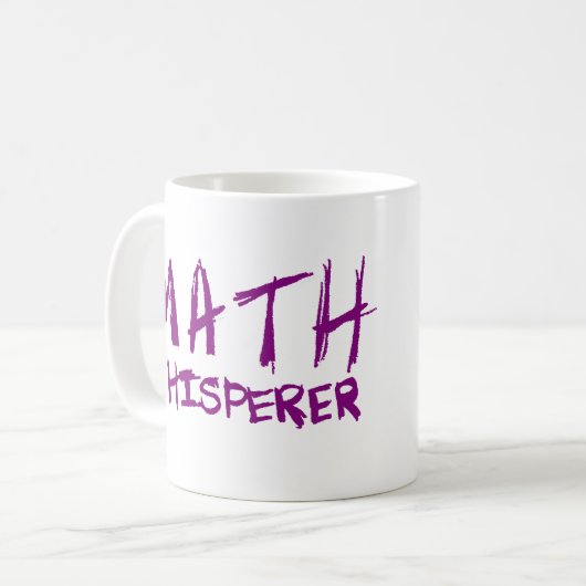 Tasse de Whisperer de maths (Devant gauche)
