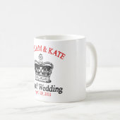 Tasse de William et de Kate (Devant droit)
