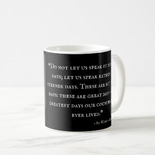 Tasse de Winston Churchill - citation 13