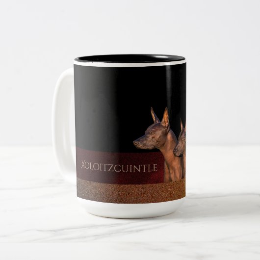 Tasse de Xoloitzcuintle (Devant gauche)