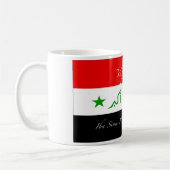 Tasse de Yaqdhan - vieux drapeau de l'Irak (Gauche)