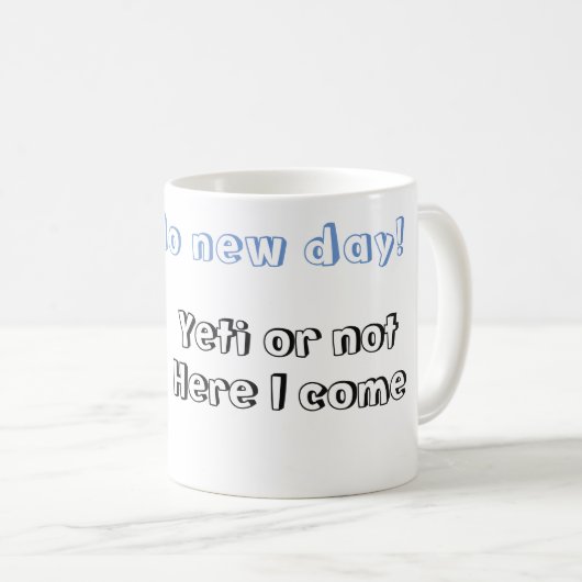 Tasse de yeti (Devant droit)