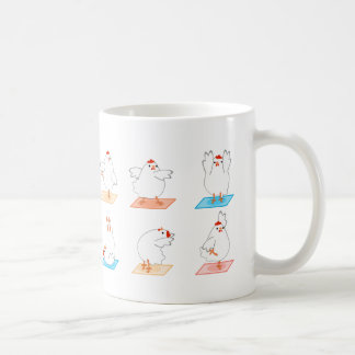 Tasse de yoga de poulet