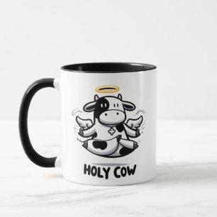 Tasse de yoga Holy Cow – Vache lévitante en pose z